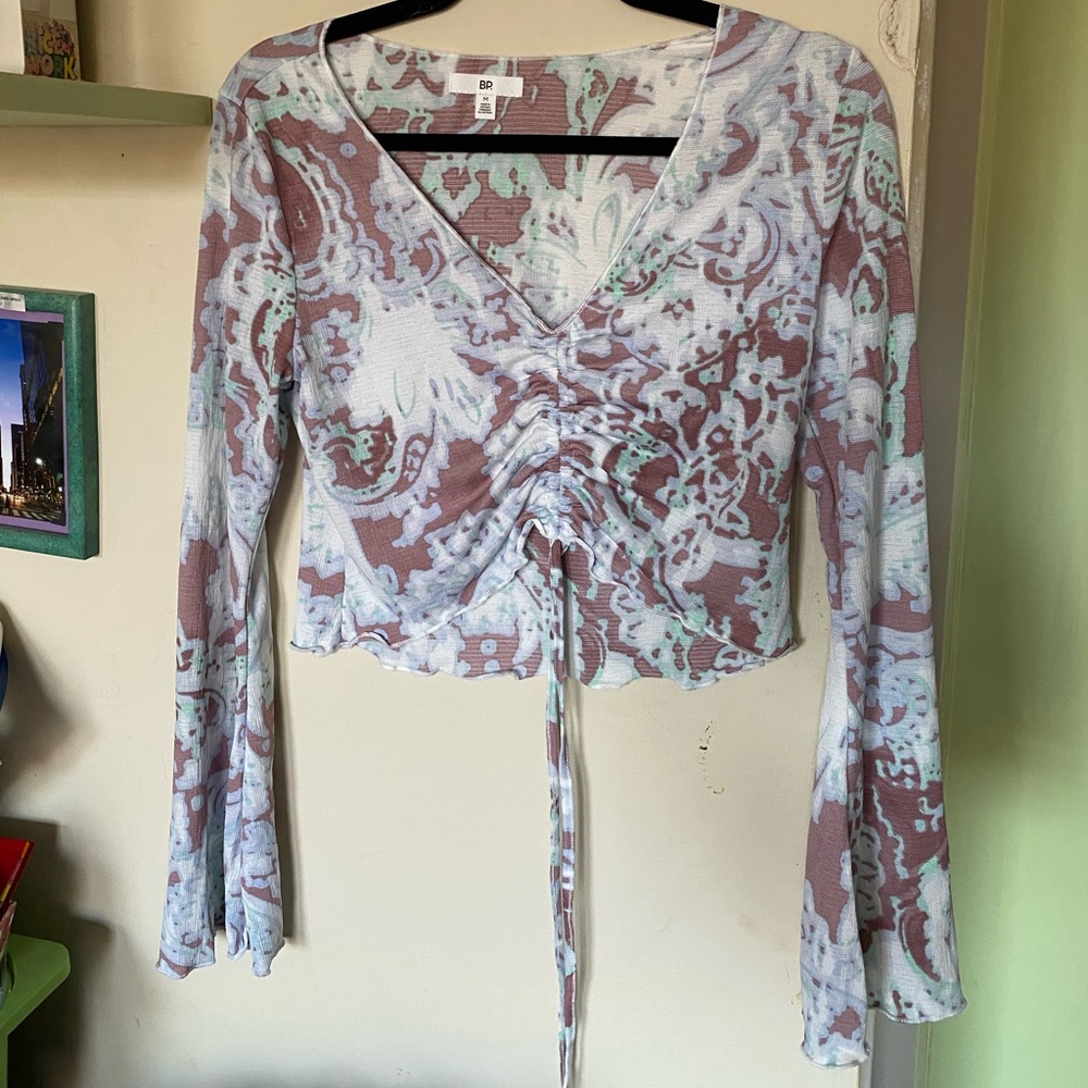 BP Paisley/Tye Dye Crop Top